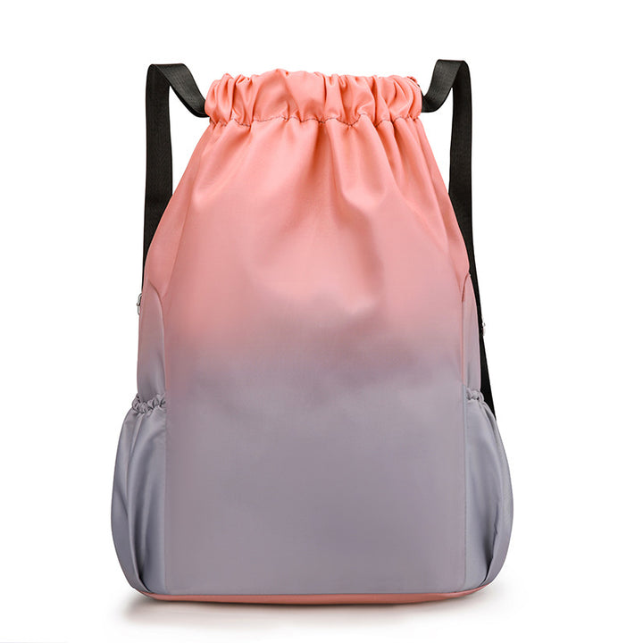 Gradient Lightweight Drawstring Backpack Bowlift