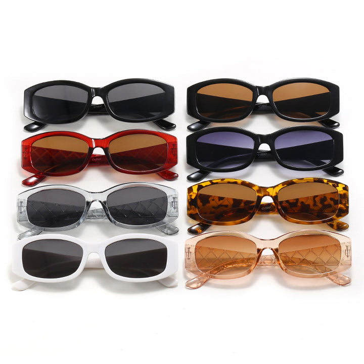 Women's Fashionable Retro Sunglasses with Square Frame Bowlift