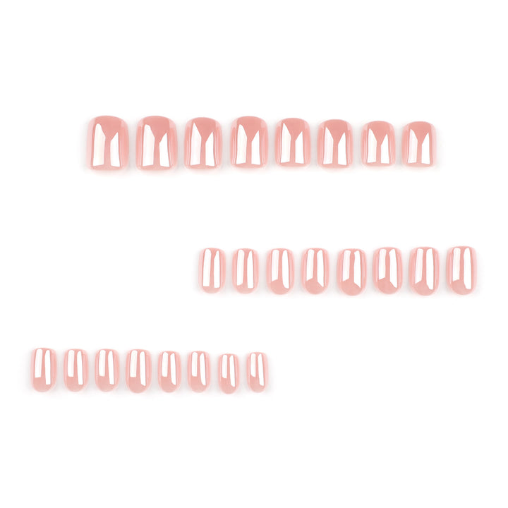 Elegant Nail Art in Rose Metallic Look Bowlift