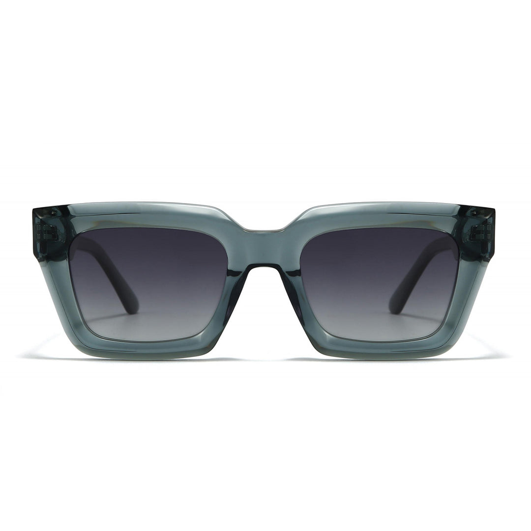 Women's square sunglasses with a modern plastic frame and soft lenses Bowlift