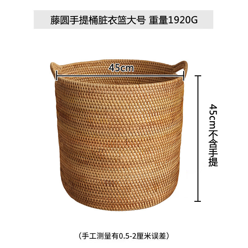 Women Elegant hand-woven basket with practical handles Bowlift