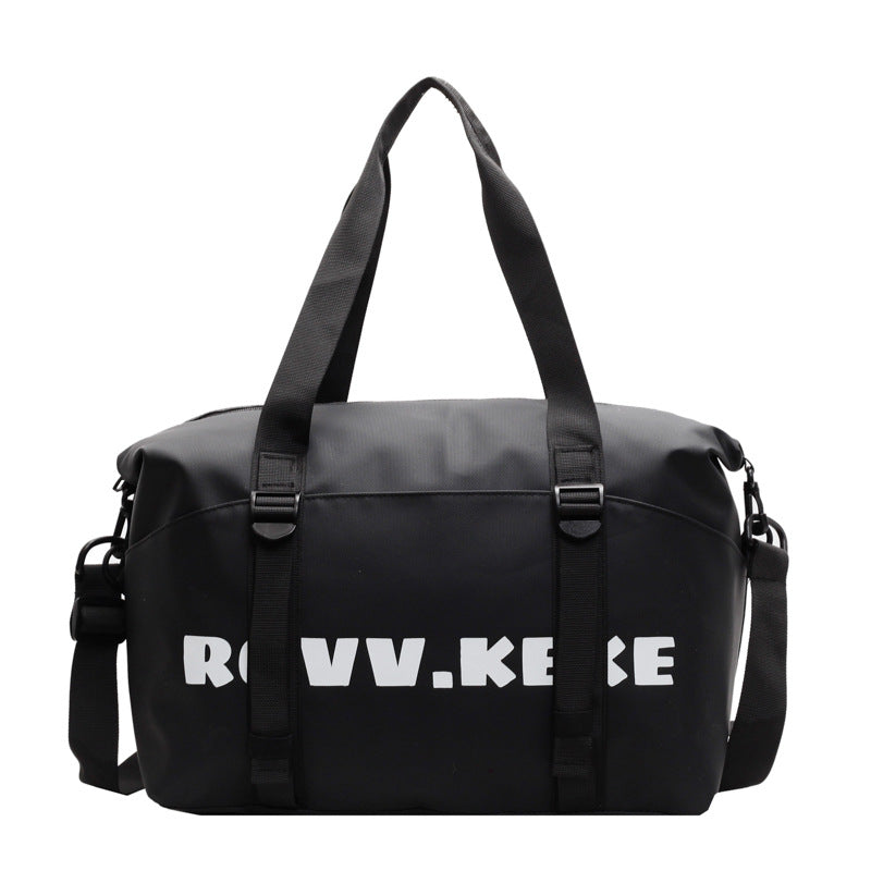 Sporty Multifunctional Duffel Bag With Adjustable Shoulder Strap Bowlift