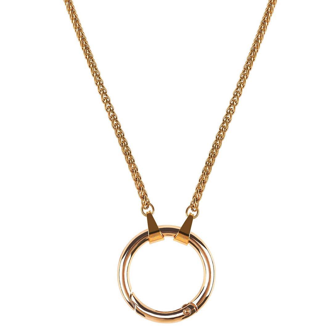 Elegant Chain Link Pendant Necklace Bowlift