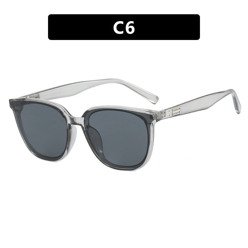 Ladies elegant sunglasses with trendy transparent frame Bowlift