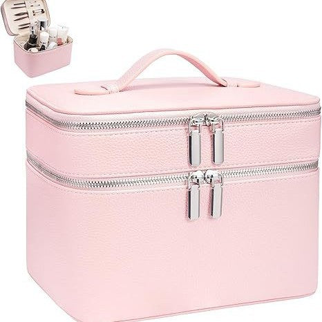Cosmetic storage case with removable compartments Bowlift