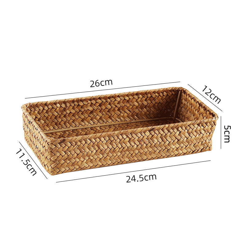 Rectangular Woven Storage Tray Bowlift