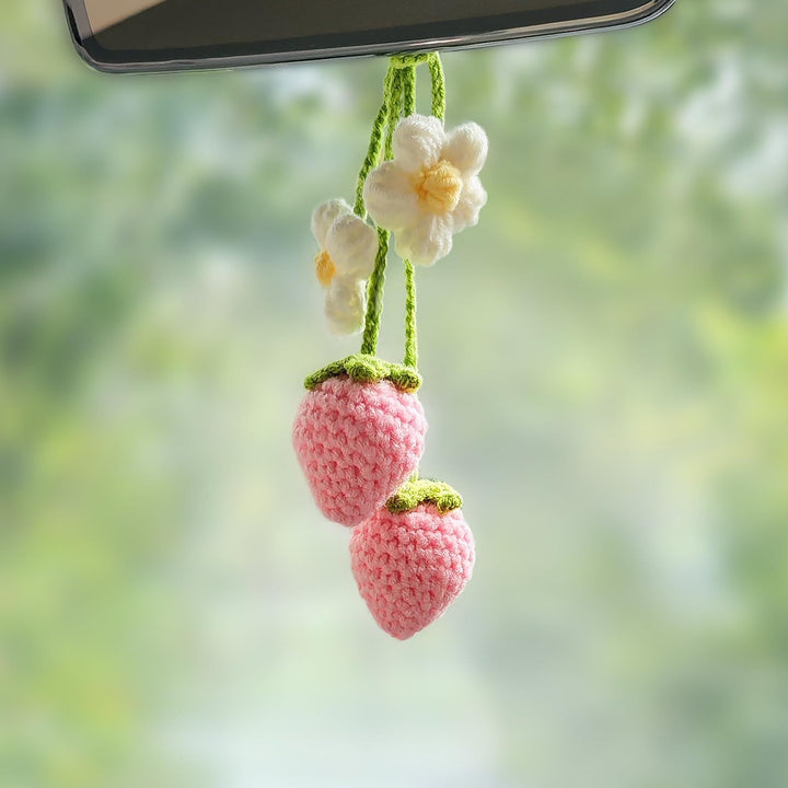 Heart-Shaped Car Rearview Mirror Charm Bowlift