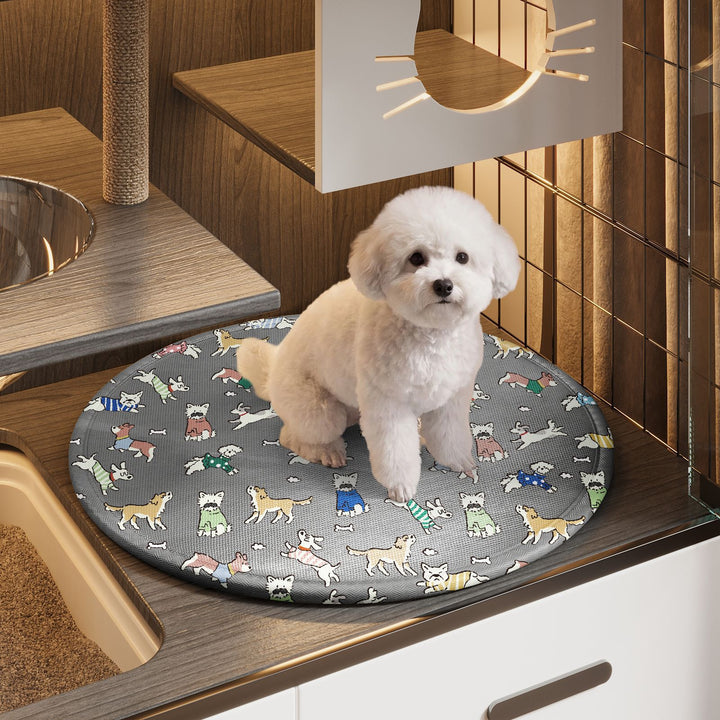 Decorative Pet Comfort Mat Bowlift