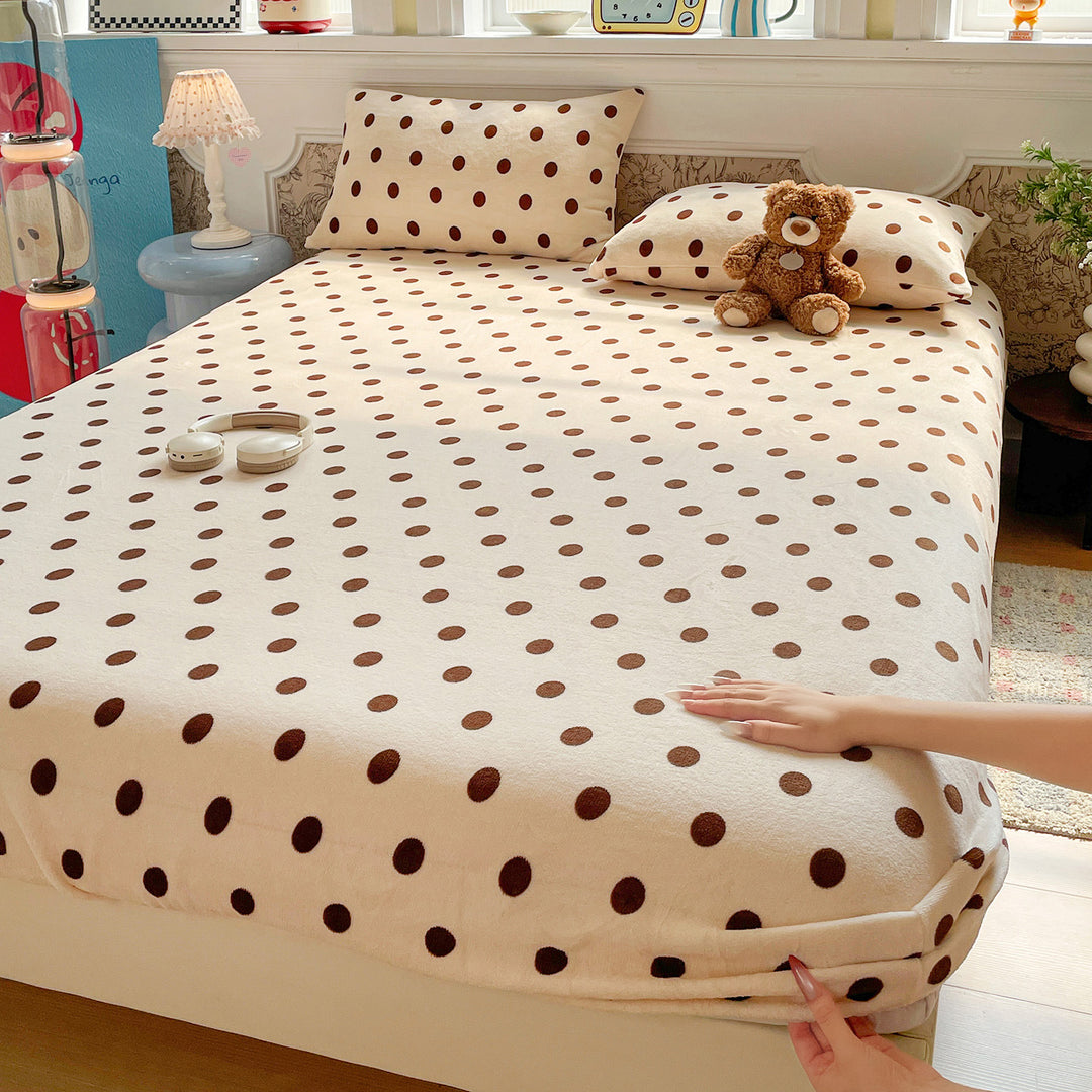 Children's Cute Cartoon Sheep Print Fitted Sheet