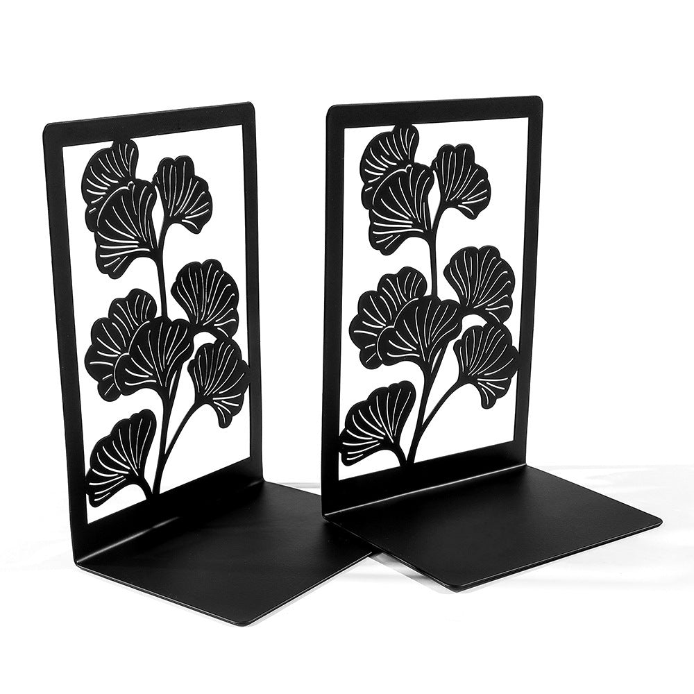 Decorative Plant-Themed Bookends