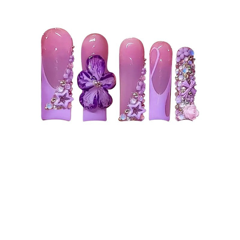 Premium Floral Nail Art Set Bowlift