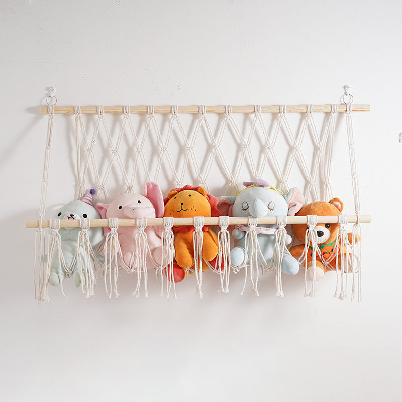 Macrame Toy Storage Hammock Bowlift