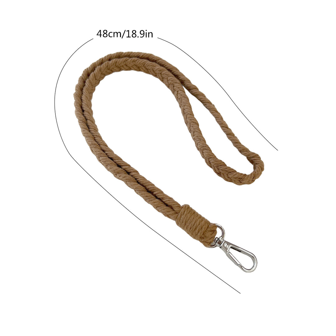 Braided Cotton Dog Leash Bowlift