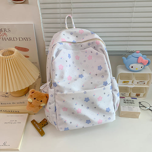 Star-Patterned Lightweight Backpack