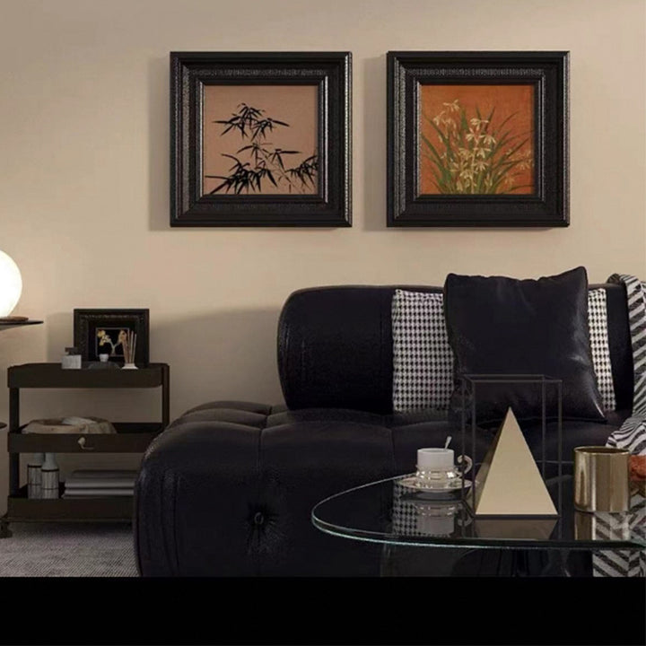 Elegant Framed Bamboo Art Print