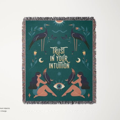 Artistic Decorative Throw Blanket