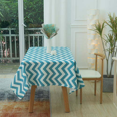 Modern Chevron Pattern Tablecloth