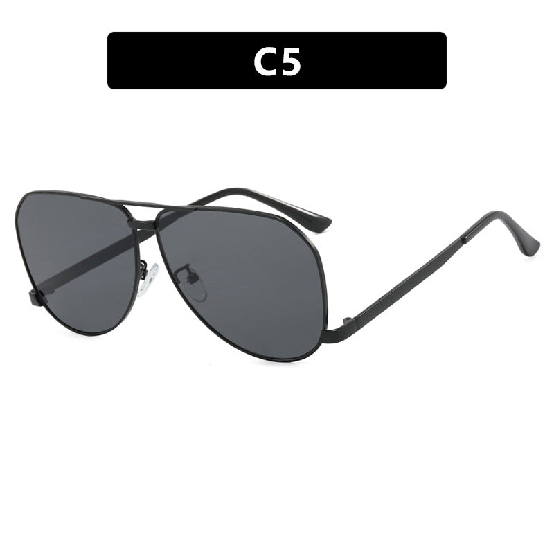 Women’s airplane sunglasses with modern metal frame and polarized lenses Bowlift