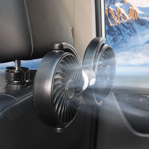 Unisex double fan with flexible holder Bowlift