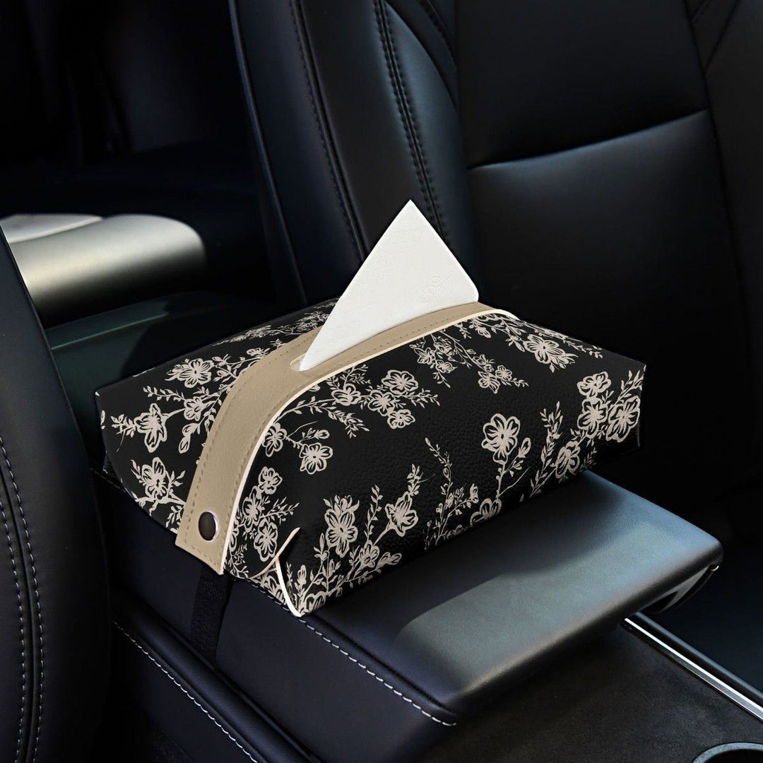 Floral Patterned Tissue Box Cover Bowlift