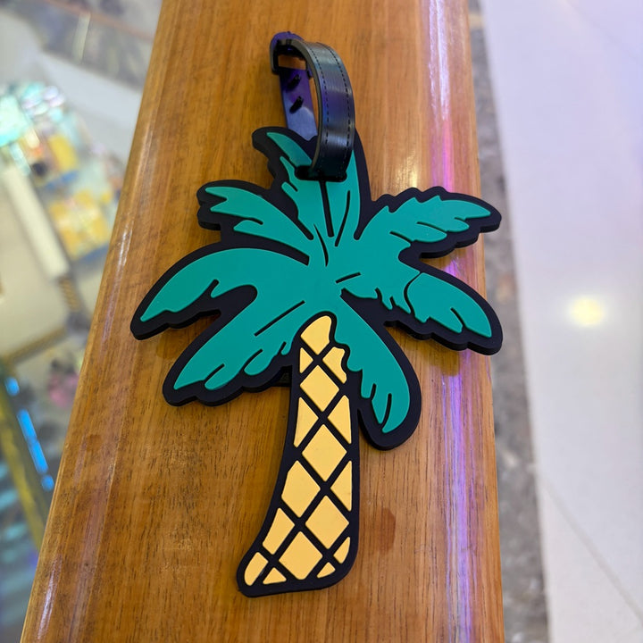 Tropical Palm Tree Luggage Tag Bowlift