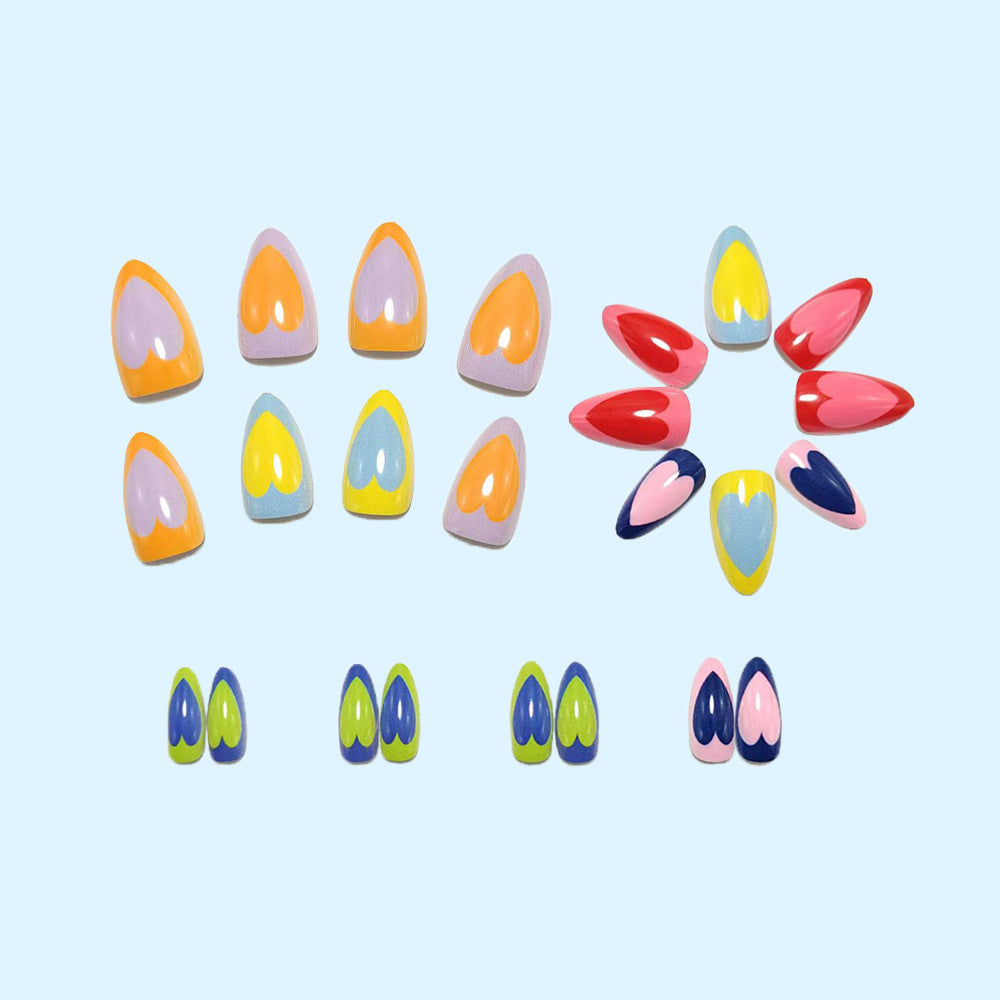 Artificial nails in modern heart design Bowlift