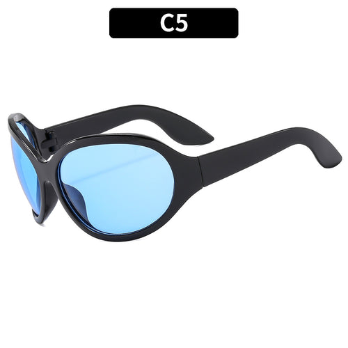 Aerodynamic Oversized Sport Sunglasses