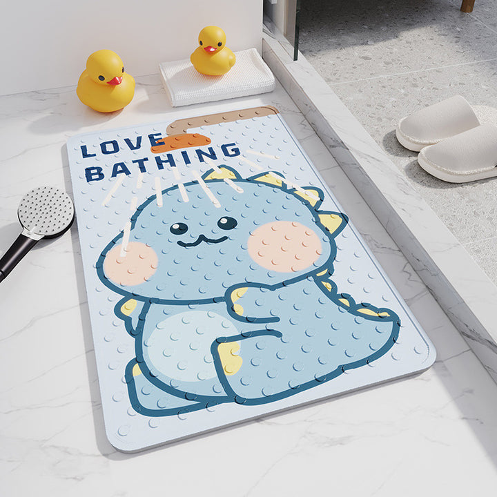 Cute Cat-Themed Bath Mat Bowlift
