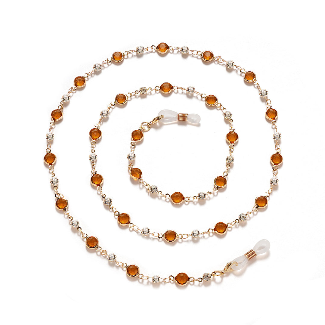 Decorative Crystal Eyewear Chain Bowlift