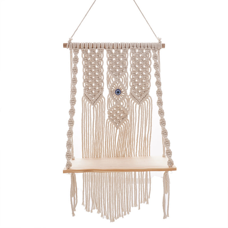 Macrame Decorative Wall Shelf Bowlift