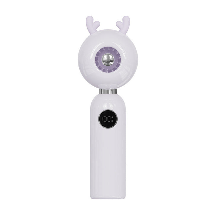 Ladies portable hand fan in reindeer design Bowlift