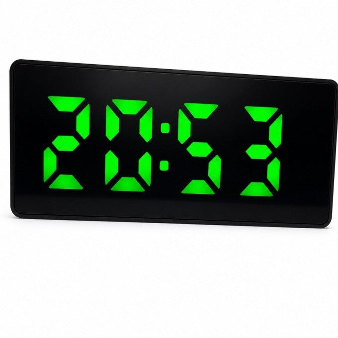 Digital Night Light Alarm Clock with Large LED Display Bowlift