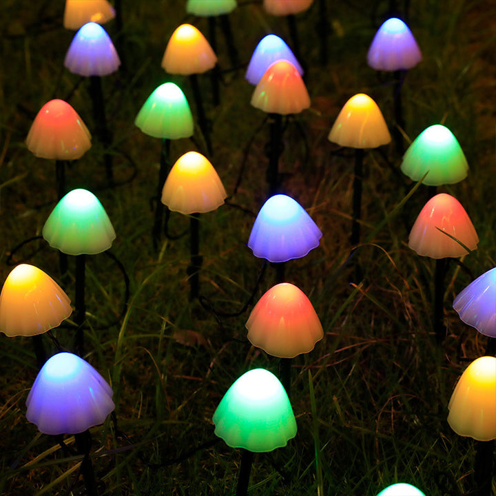 Crescent Moon Solar Garden Stake Lights With Textured Acrylic Diffuser And Warm White LED Bowlift