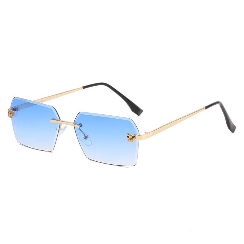 Women's fashionable square sunglasses with elegant metal frame Bowlift