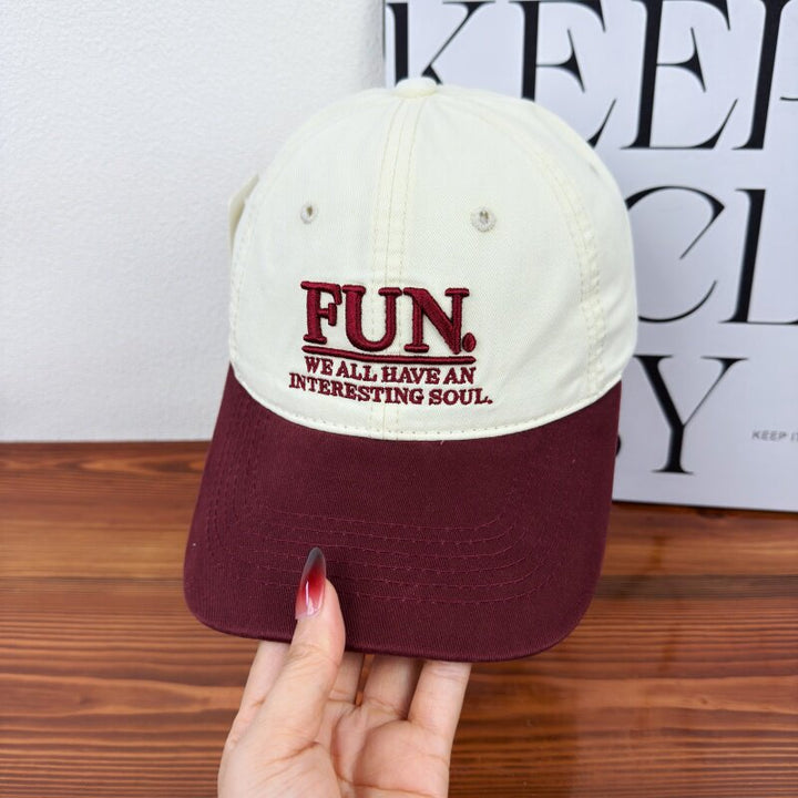 Women's Fun Embroidered Cap Bowlift