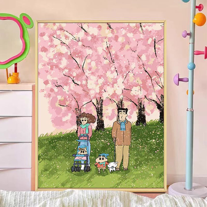Whimsical Family-Themed Canvas Wall Art Bowlift