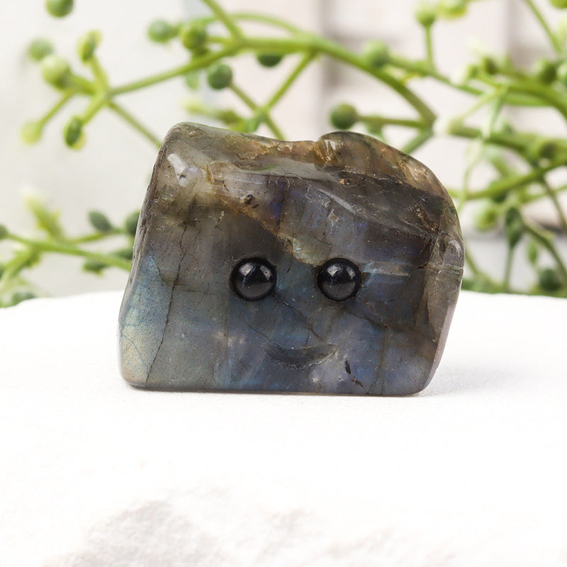 BowLift | Hand-Carved Natural Crystal Hedgehog
