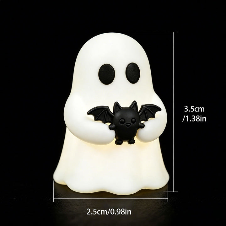 Cute silicone cable protector figure ghost with bat design