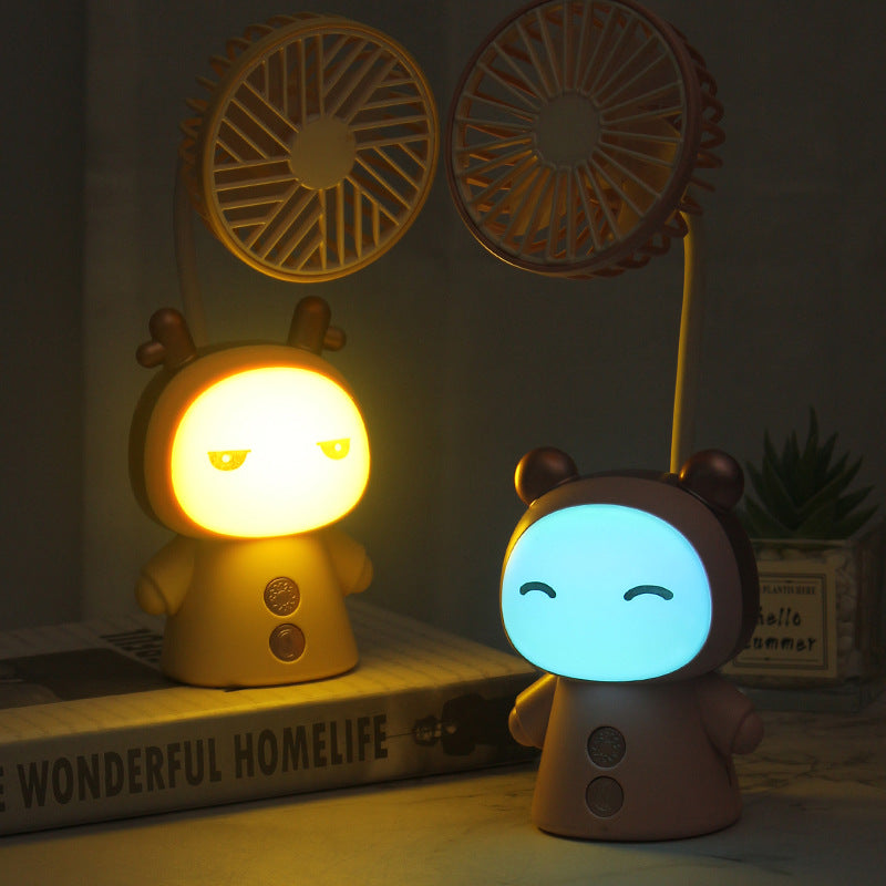 Women creative portable mini fan in animal design Bowlift
