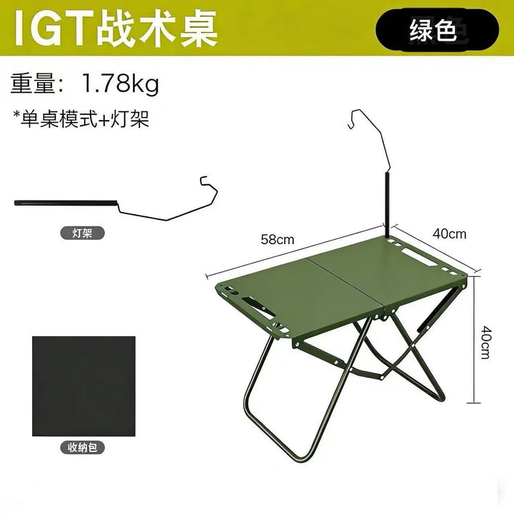 Foldable Multifunctional Camping Table Bowlift