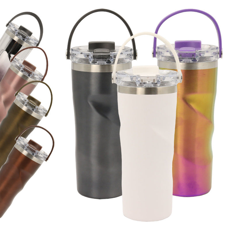 Women's insulated drinking bottle with ergonomic design Bowlift
