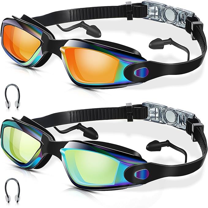 High-quality swimming goggles with anti-fog and UV protection technology Bowlift