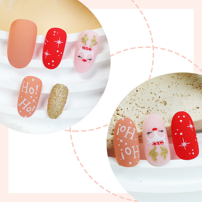Creative nail art set with festive motifs Bowlift
