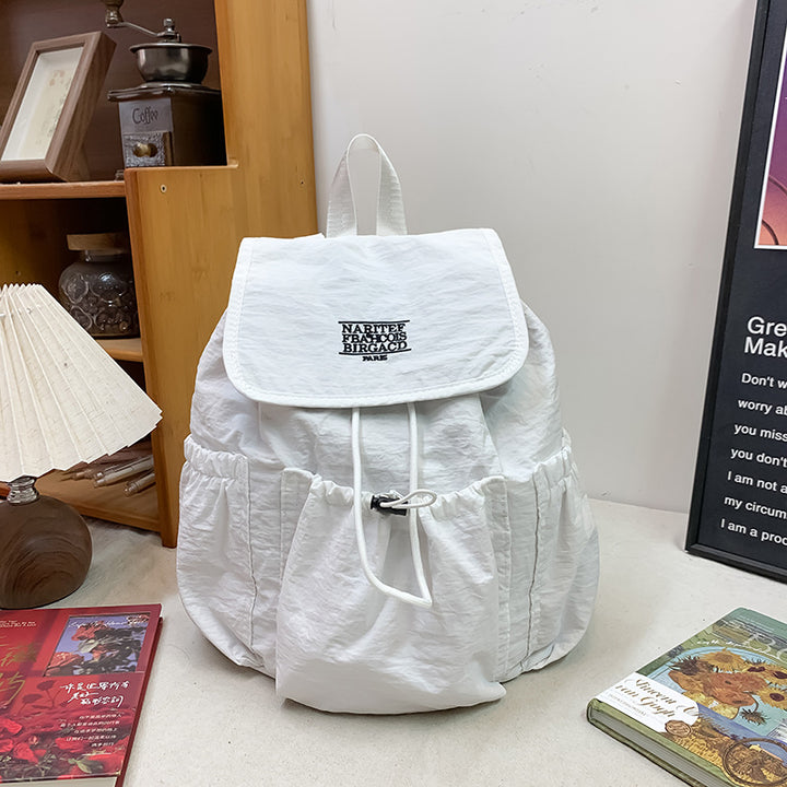 Stylish Multi-Pocket Drawstring Backpack
