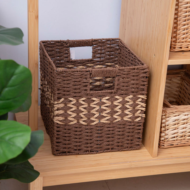 Decorative Woven Storage Cube Bowlift