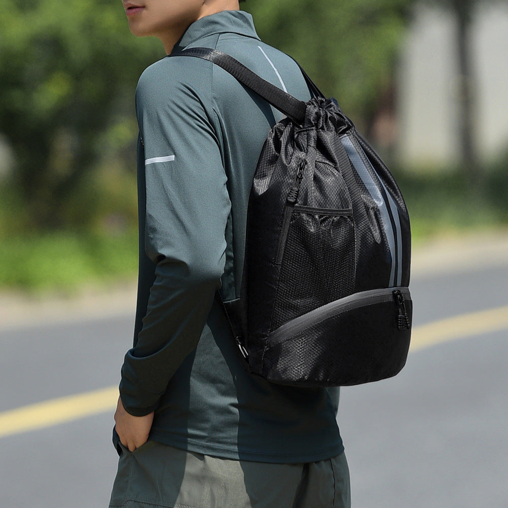 Lightweight Drawstring Sports Backpack Bowlift