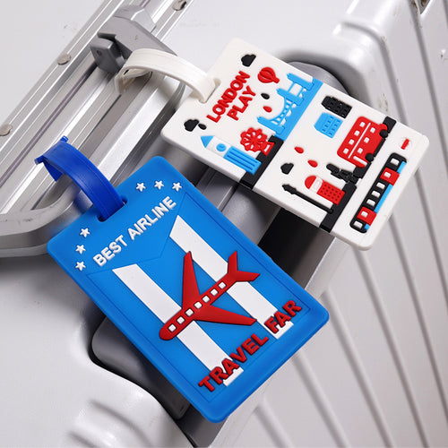 Unisex luggage tag with unique London design Bowlift