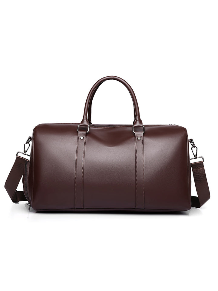 Premium Leather Travel Duffel Bag Bowlift