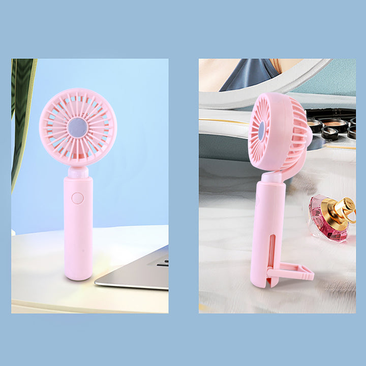 Women's portable USB mini handheld fan with adjustable speed Bowlift