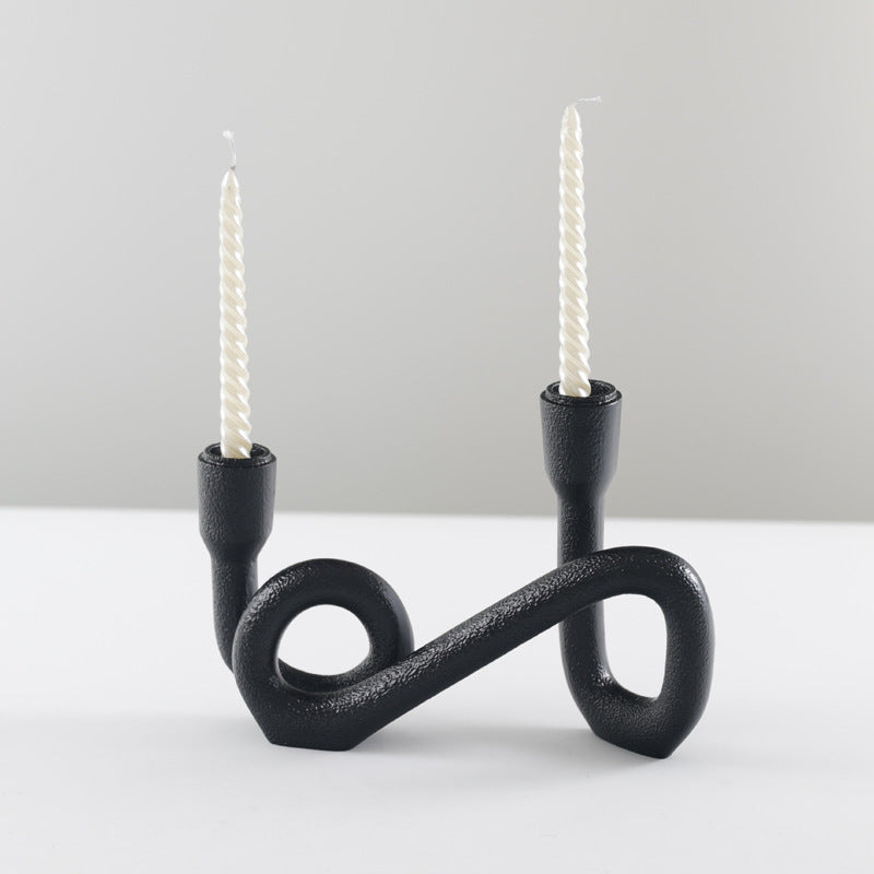 Stylish Iron Candle Holder
